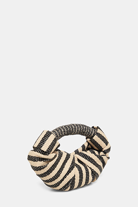 Lopsy Cream Striped Bag 2