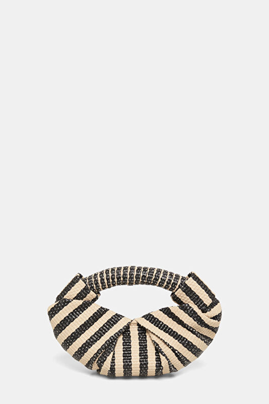 Lopsy Cream Striped Bag 3