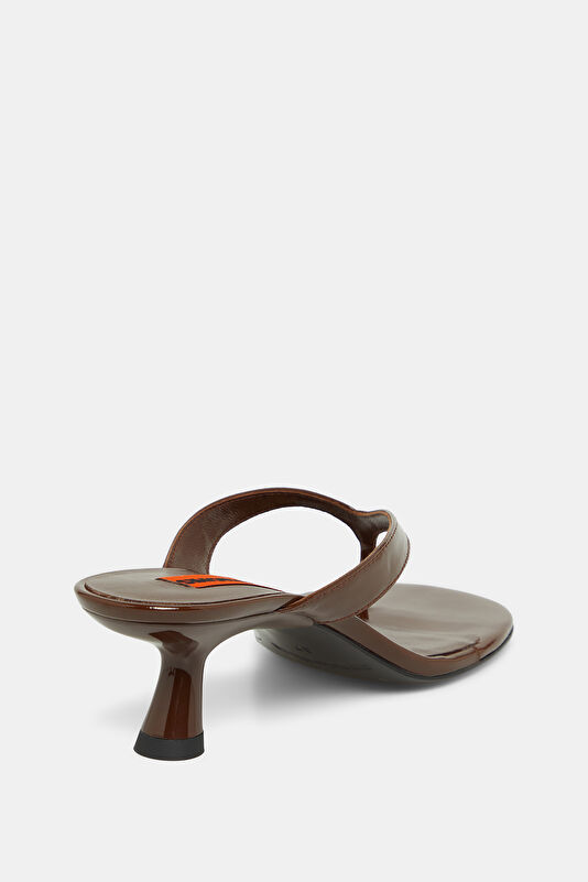 Beep Brown Women's Heeled Sandals 3
