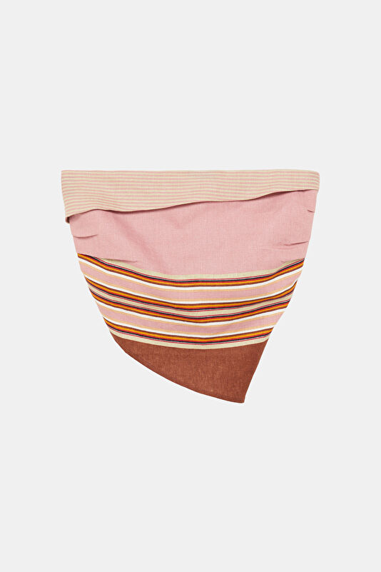 Rose Pink Striped Women's Blouse 4