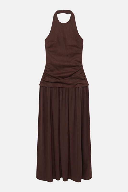 Dark Brown Women's Dress 3
