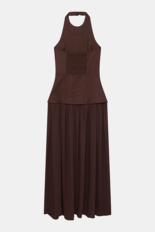 Dark Brown Women's Dress 4