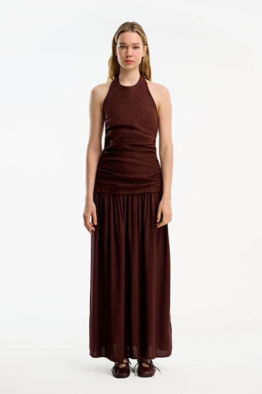 Dark Brown Women's Dress