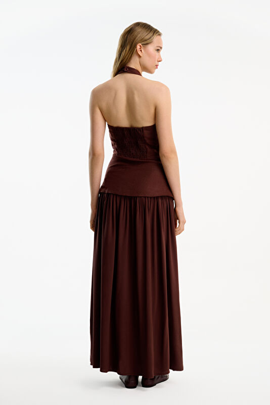 Dark Brown Women's Dress 2