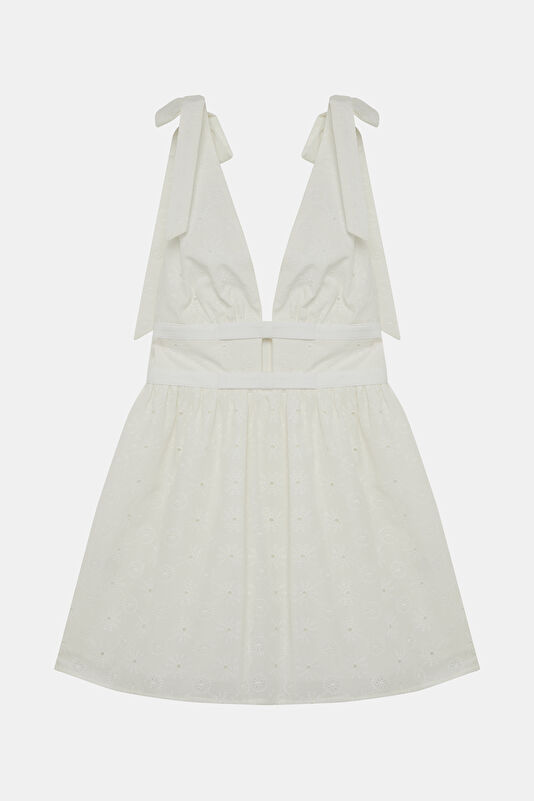 White Women's Dress 3