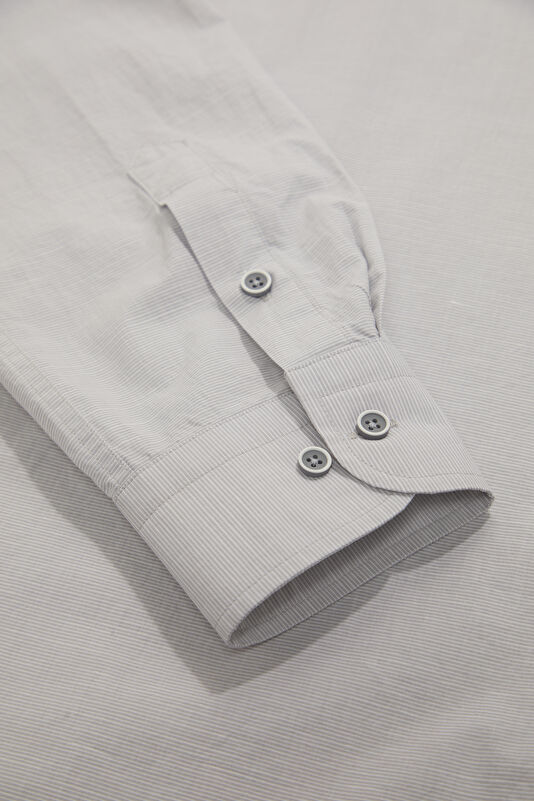 Light Grey Regular Men's Shirt 4