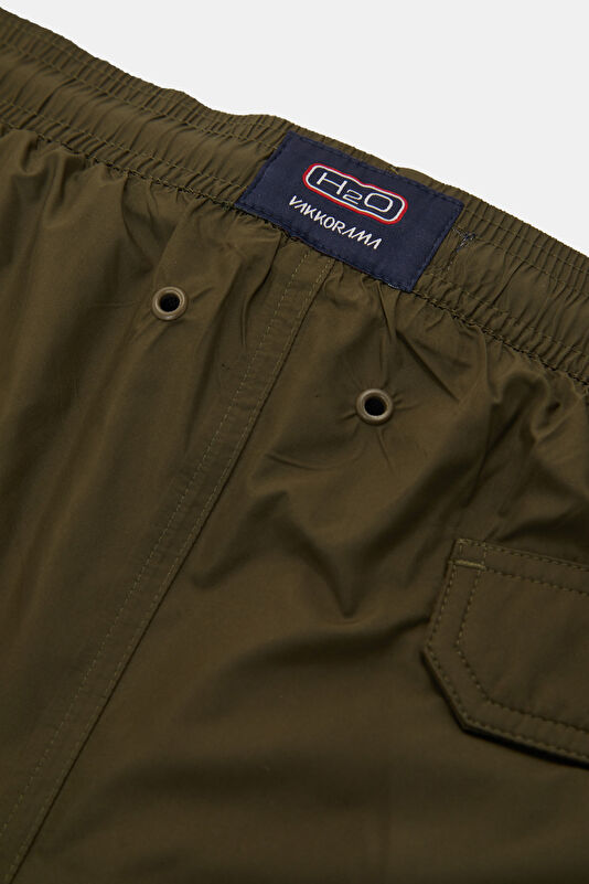 Khaki Elastic Swimsuit 4