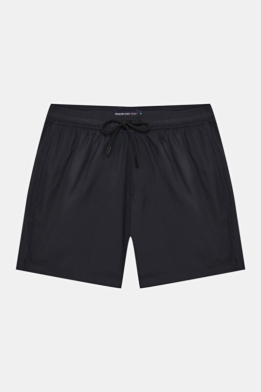 Navy Blue Elastic Swimsuit