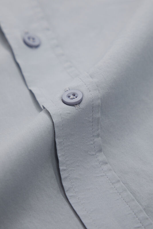 Relax Fit Grey Button-Down Collar Men's Shirt 4
