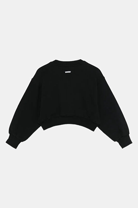 Siyah Kapuşonlu Çocuk Sweatshirt 2