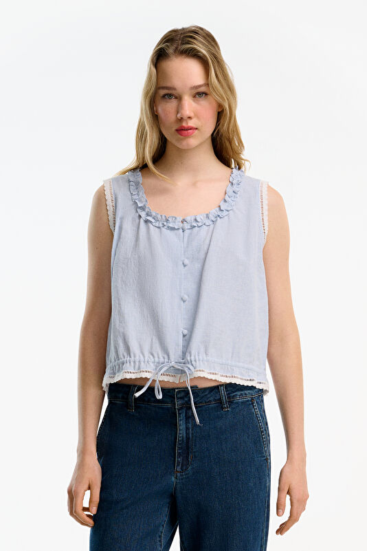 Blue Women's Blouse