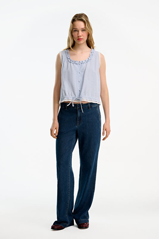 Blue Women's Blouse 3