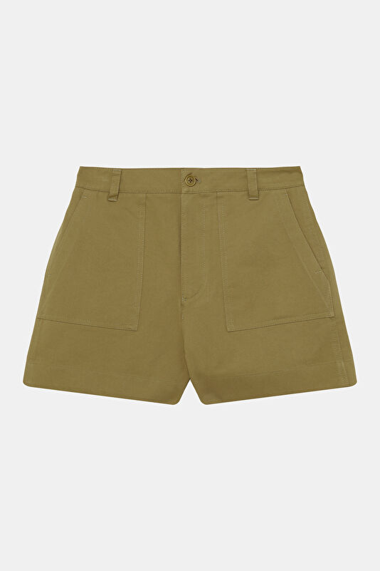 Khaki Women's Shorts