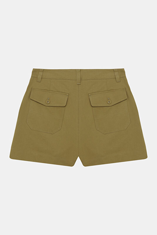 Khaki Women's Shorts 2