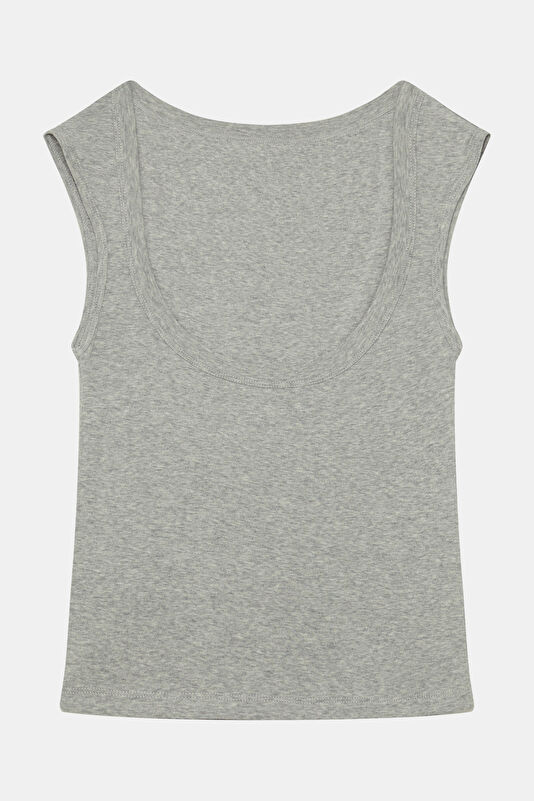 Gray Melange Women's Blouse 2