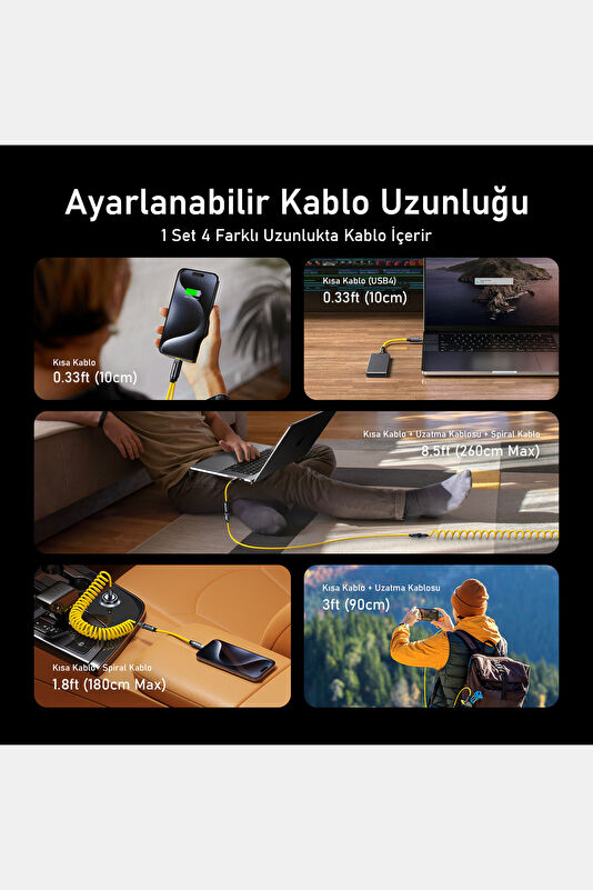 The Future Creative Power 8-in-1 Sarı Kablo 3