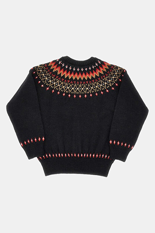 Multicolored Wool Kids Sweater 2