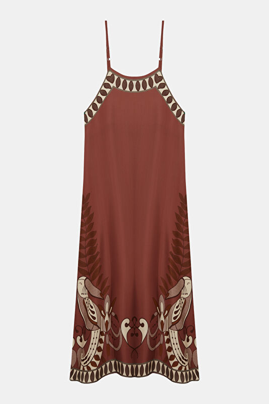 Multicolored Patterned Women's Dress 2