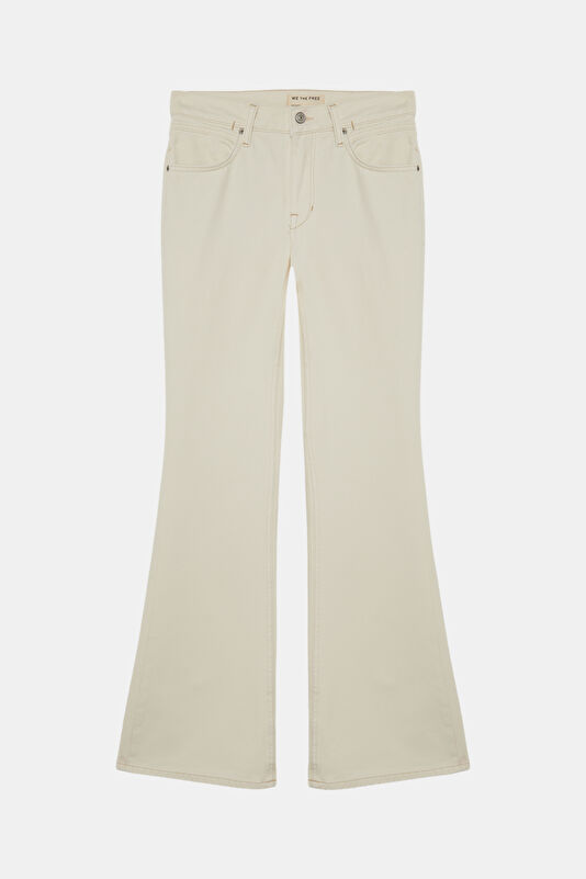 Ecru Women's Straight Leg Trousers