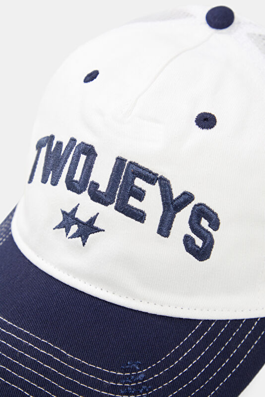 White Icon Trucker Multicolored Hat 4