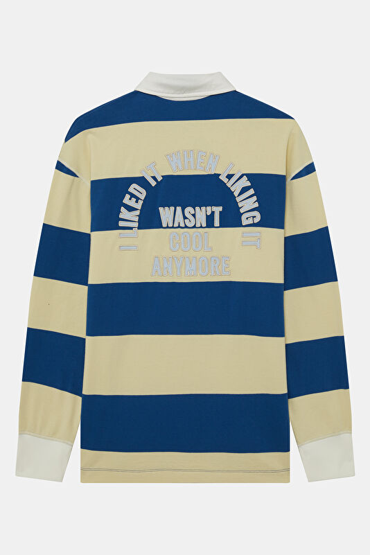 Mavi Relax Kalıp Polo Yaka Erkek Sweatshirt 2