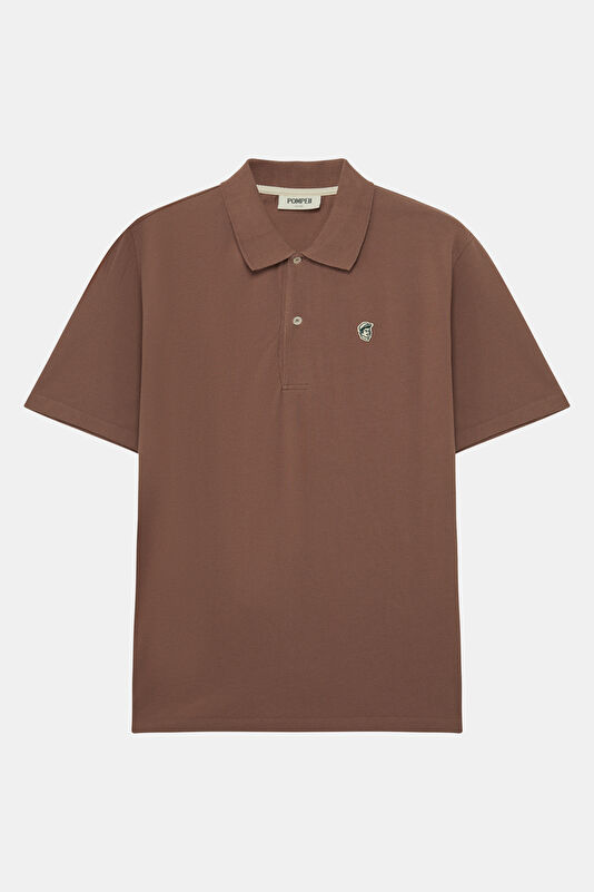 Relaxed Fit Men's Polo Shirt (Dusty Rose)