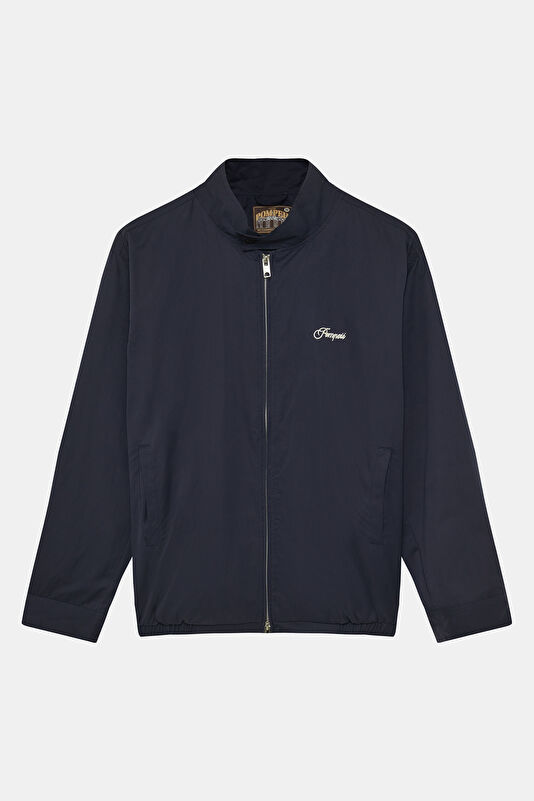 Navy Zip-Up Jacket
