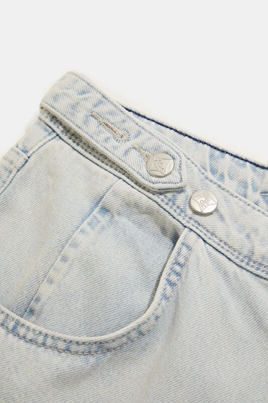 Ice Blue Wide Leg Women's Pants 4