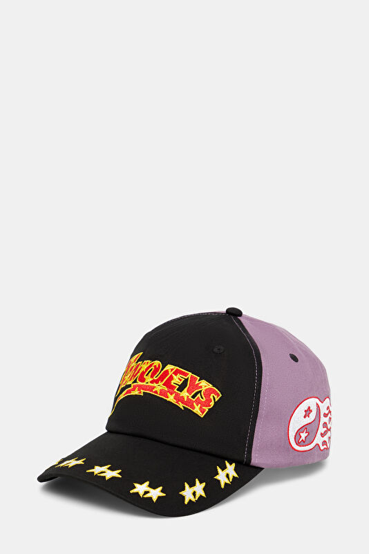 Embroidered Purple Dad Çok Renkli Şapka