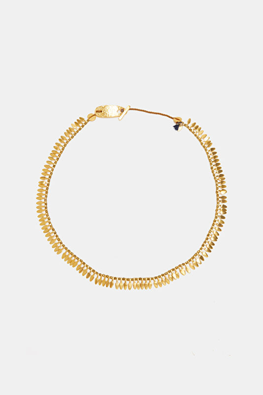 Handmade 24K Altın Kaplama Gümüş Kolye