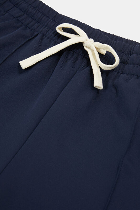 Men's Relaxed Fit Navy Wide Leg Men's Sports Pants 3