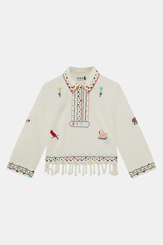 Cream Women's Blouse
