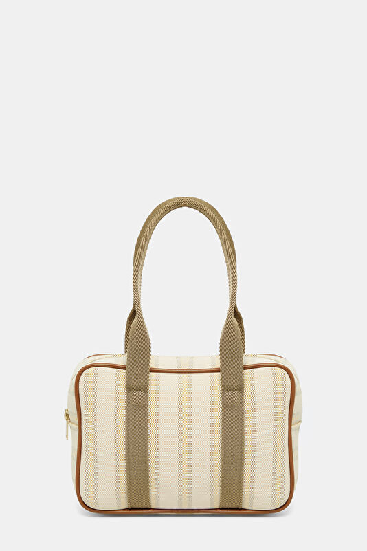 Light Pink Striped Bag