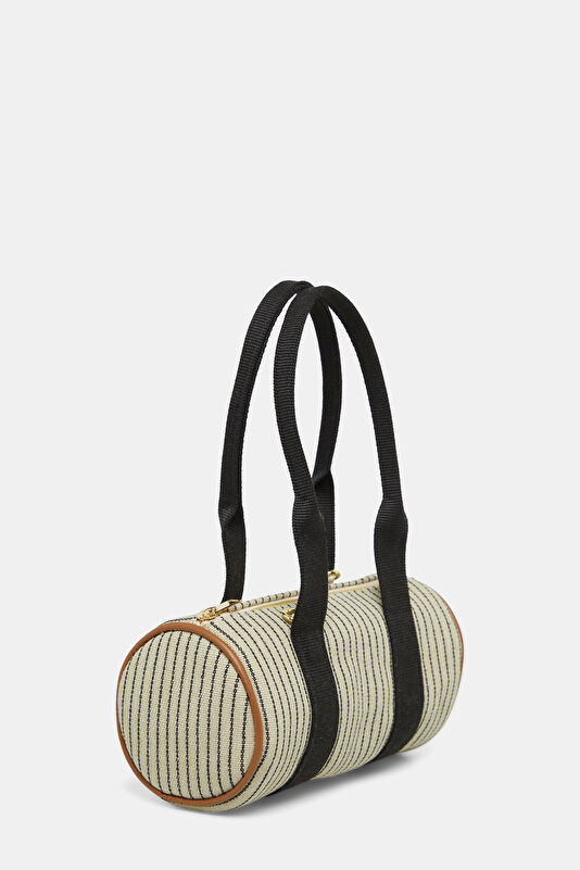 Duffle S Navy Striped Bag 3