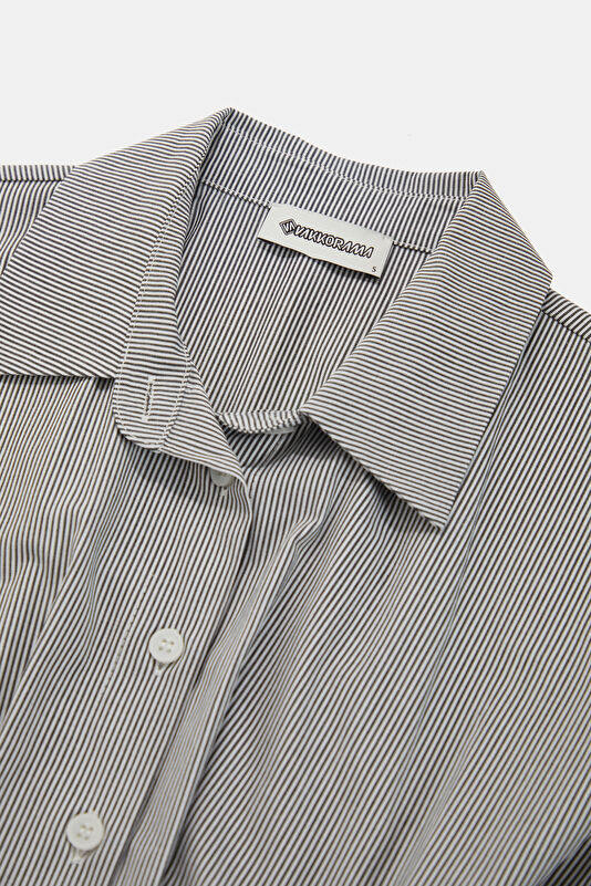 Black Striped Women's Shirt 3