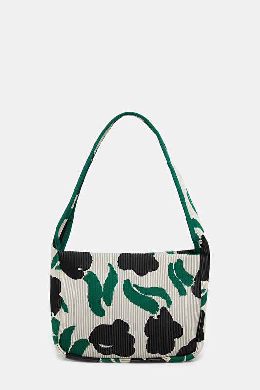 Knitted Lemmitty Cream Pattern Bag 3