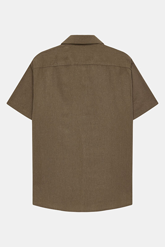 Coffee Resort Collar Men's Shirt 2