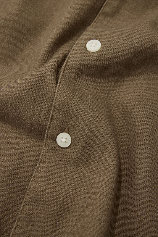 Coffee Resort Collar Men's Shirt 3