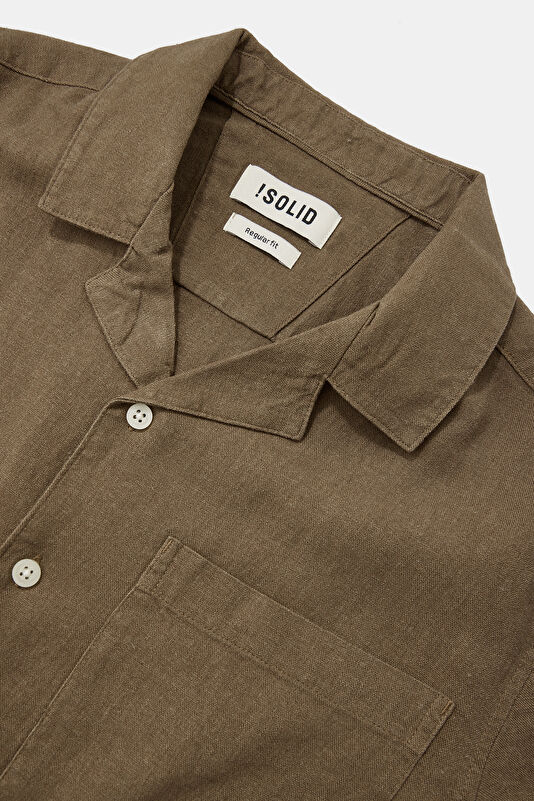Coffee Resort Collar Men's Shirt 4