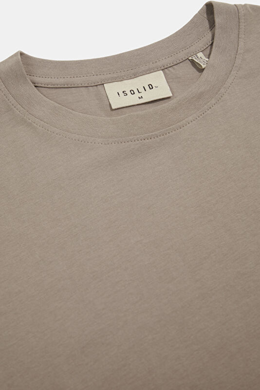 Relax Fit Mink Crew Neck Embroidered Men's T-Shirt 3