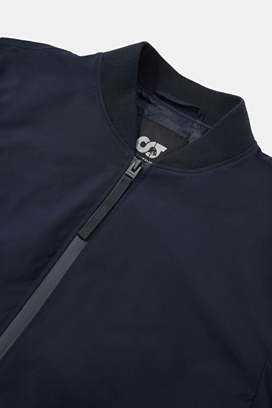 Navy Blue Zip-Up Men's Jacket 3
