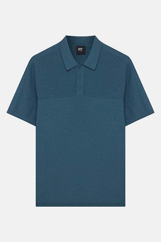 Petrol Polo Yaka T-Shirt