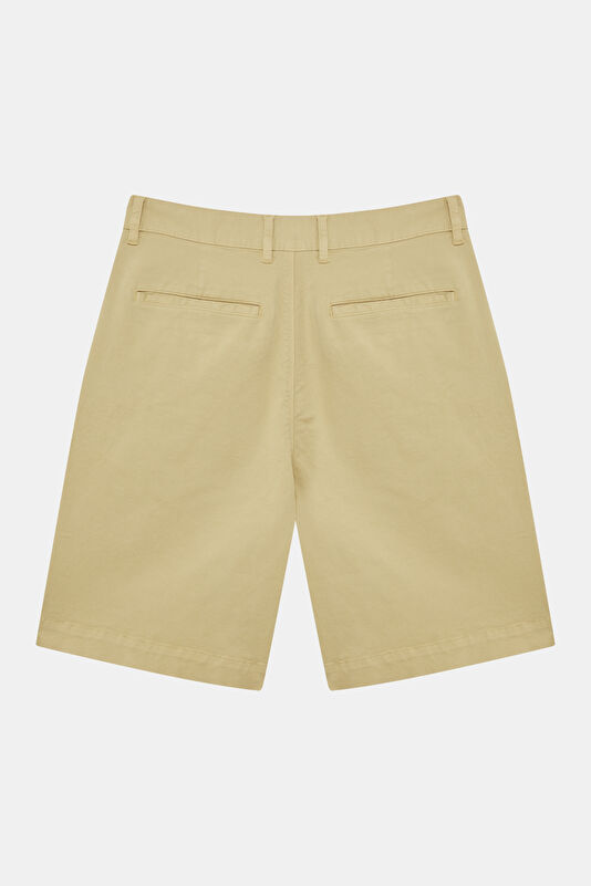 Beige Organic Cotton Men's Shorts 2
