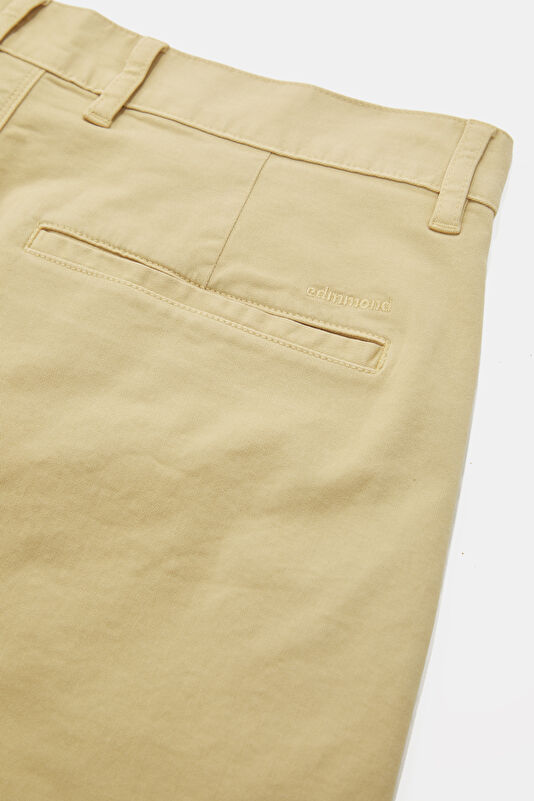 Beige Organic Cotton Men's Shorts 4