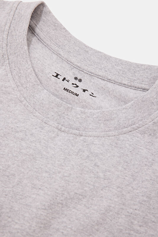 Relax Fit Gray Crew Neck Printed Men's T-Shirt 3