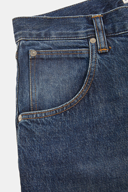 Mavi Wide Leg Kot Jean Erkek Pantolon 4