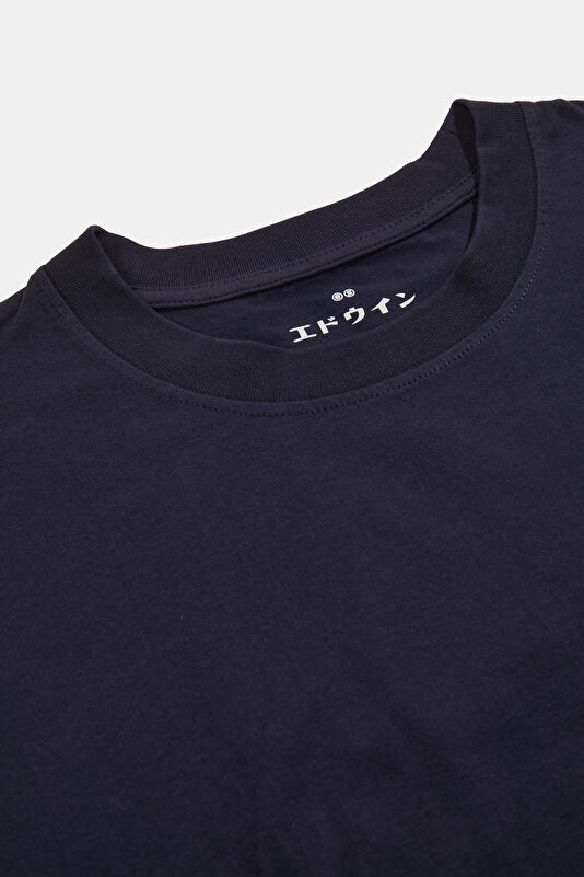 Relax Fit Navy Crew Neck Printed Men's T-Shirt 3