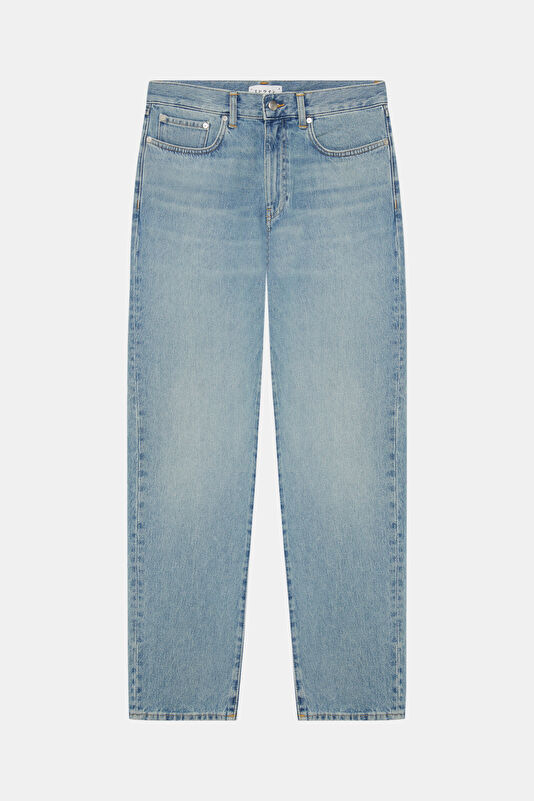 Açık Mavi Wide Leg Kot Jean Erkek Pantolon