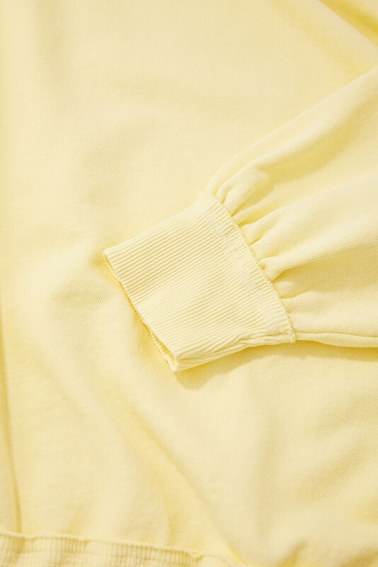 Açık Sarı Kadın Sweatshirt 4