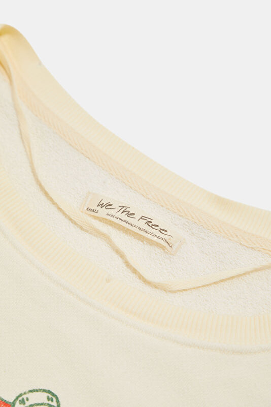 Krem Kadın Sweatshirt 3